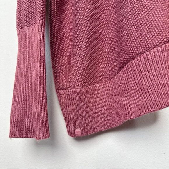 Lululemon Womens 16 Cashlu Crossover Back Sweater Smoky Red - Picture 12 of 14